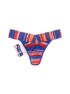Hanky Panky Printed Signature Lace Original Rise Thong In Multicolor