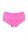 Hanky Panky X Lindsi Lane Signature Lace Boyshort In Pink