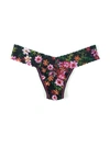 Hanky Panky Petite Size Printed Signature Lace Thong Sale In Multicolor