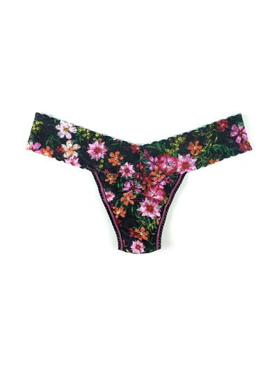 Hanky Panky Petite Size Printed Signature Lace Thong Sale In Multicolor