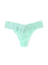 Hanky Panky Flora Lace Thong In Green