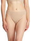 Hanky Panky Signature Lace High Cut Brief In Brown