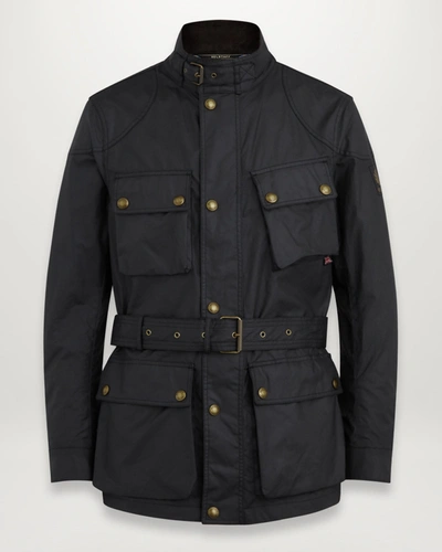 Belstaff Trialmaster Motorcycle Jacket In Black