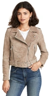 BLANK DENIM SUEDE JACKET SAND STONER,BLANK41043