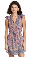Bell Amira Cotton-silk Mini Dress In R22-8
