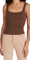 Free People Square One Seamless Cami In Cappuccino