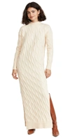 Line & Dot Dorothy Sweater Dress In Crme