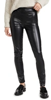 Rag & Bone Nina Faux Leather Pull-on Skinny Pants In Nero