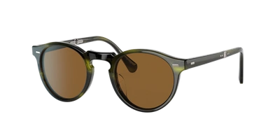 Oliver Peoples Unisex Sunglass Ov5456su Gregory Peck 1962 In True Brown