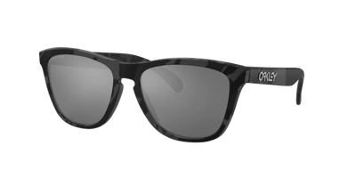 Oakley Unisex Sunglass Oo9245 Frogskins™ (low Bridge Fit) Black Camo Collection In Prizm Black