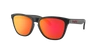 Oakley Men's Low Bridge Fit Sunglasses, Oo9245 Frogskins 54 In Prizm Ruby