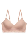Natori Bliss Perfection Contour Soft Cup Wireless Bra (32a) In Rose