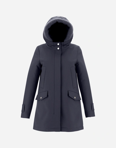 Herno City Glamour A-shape With Knit Hood Edge In #n/a