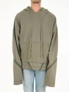 GREG LAUREN MILITARY GREEN OVERSIZE SWEATSHIRT