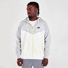 Nike Sportswear Windrunner Men's Hooded Jacket In Sail/light Smoke Grey/light Lemon Twist/black