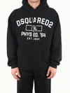 Dsquared2 D2 Xxl Herca Hoodie Black In Black