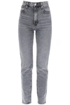 Slvrlake London Cropped Jeans In Harvest Moon (grey)