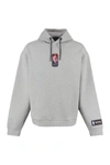 Hugo Boss Boss X Nba - Logo Print Hoodie In Grey