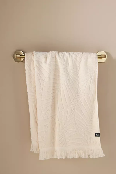 Anthropologie Hexagon Towel Bar In Brown