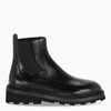 A-cold-wall* Logo-debossed Leather Chelsea Boots In Black