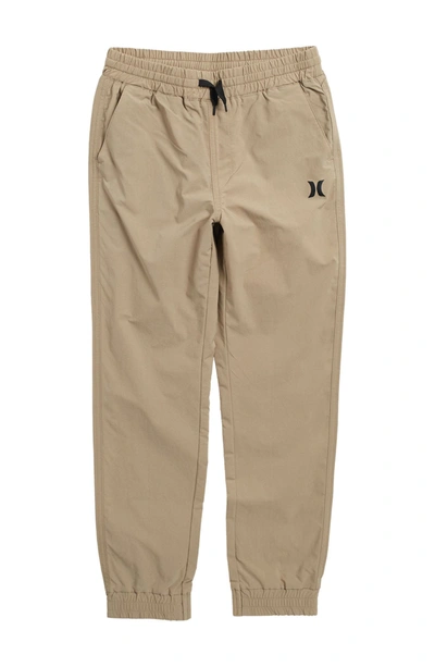 Hurley Kids' H2odri Woven Trousers In Khaki