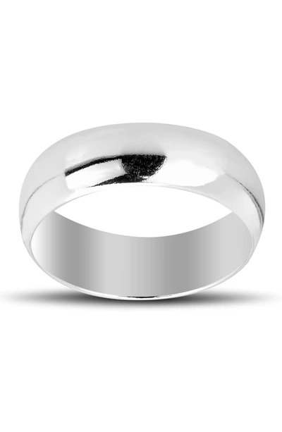 Simona 6mm Sterling Silver Band Ring