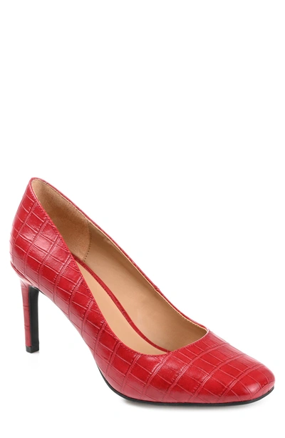 Journee Collection Monalee Pump In Red