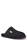 Australia Luxe Collective Twinface Sheepskin Genuine Shearling Lined Scuff Slipper In Black