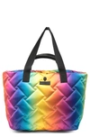 Kurt Geiger Quilted Shopper In Open Miscellaneous