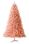Treetopia Pretty In Pink Synthetic Fir Tree In Unlit
