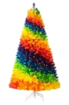 Treetopia Color Burst Rainbow Tree In Clear Led