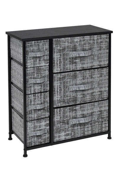 Sorbus 7-drawer Chest Dresser In Grey Black