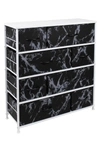 Sorbus 8-drawer Chest Dresser In Marble