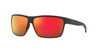 Maui Jim Unisex Polarized Sunglasses, Alenuihaha In Red Mir Pol