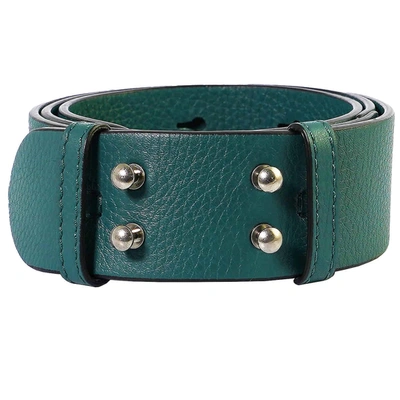 Burberry Ladies Small Belt Bag Grainy Leather Belt In Sea Green