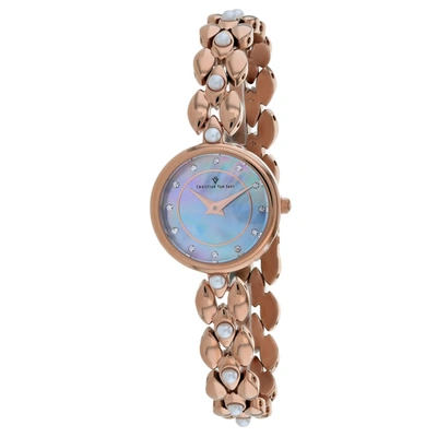 Christian Van Sant Perla Quartz Ladies Watch Cv0614 In Gold Tone / Mop / Mother Of Pearl / Rose / Rose Gold Tone