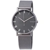 Skagen Men's Signatur Gunmetal Stainless Steel Mesh Bracelet Watch 40mm In Grey,silver Tone