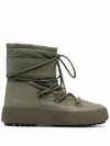 Moon Boot Khaki Green Mtrack Tube Snow Boots In Kaki