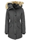 CANADA GOOSE CANADA GOOSE ROSSCLAIR - PARKA WITH HOOD AND FUR COAT,2580L 66