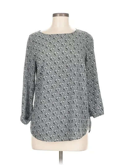 Pre-owned 41hawthorn 3/4 Sleeve Blouse In Black