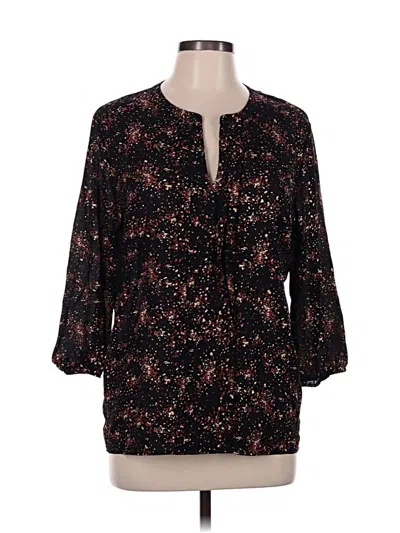 Pre-owned 41hawthorn 3/4 Sleeve Blouse In Black