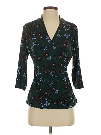 Pre-owned 41hawthorn 3/4 Sleeve Blouse In Black