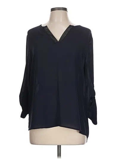 Pre-owned 41hawthorn 3/4 Sleeve Blouse In Black