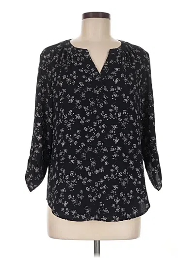Pre-owned 41hawthorn 3/4 Sleeve Blouse In Black
