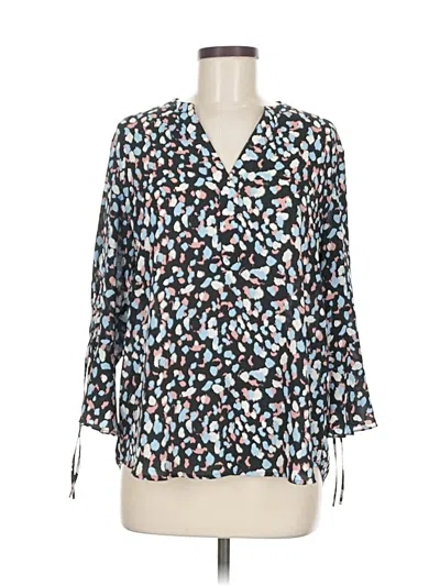 Pre-owned 41hawthorn 3/4 Sleeve Blouse In Blue