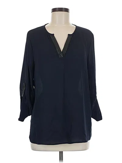 Pre-owned 41hawthorn 3/4 Sleeve Blouse In Blue