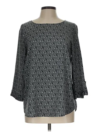 Pre-owned 41hawthorn 3/4 Sleeve Blouse In Gray