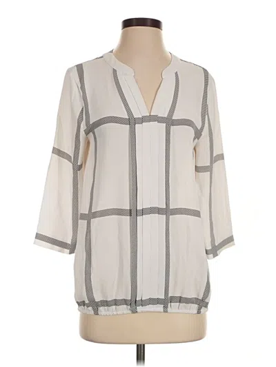 Pre-owned 41hawthorn 3/4 Sleeve Blouse In Gray