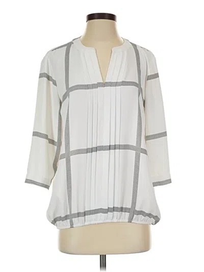 Pre-owned 41hawthorn 3/4 Sleeve Blouse In Gray