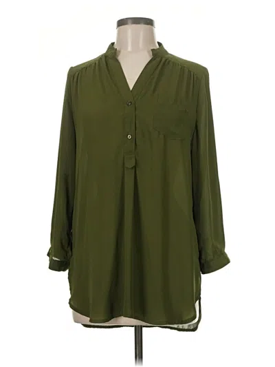 Pre-owned 41hawthorn 3/4 Sleeve Blouse In Green